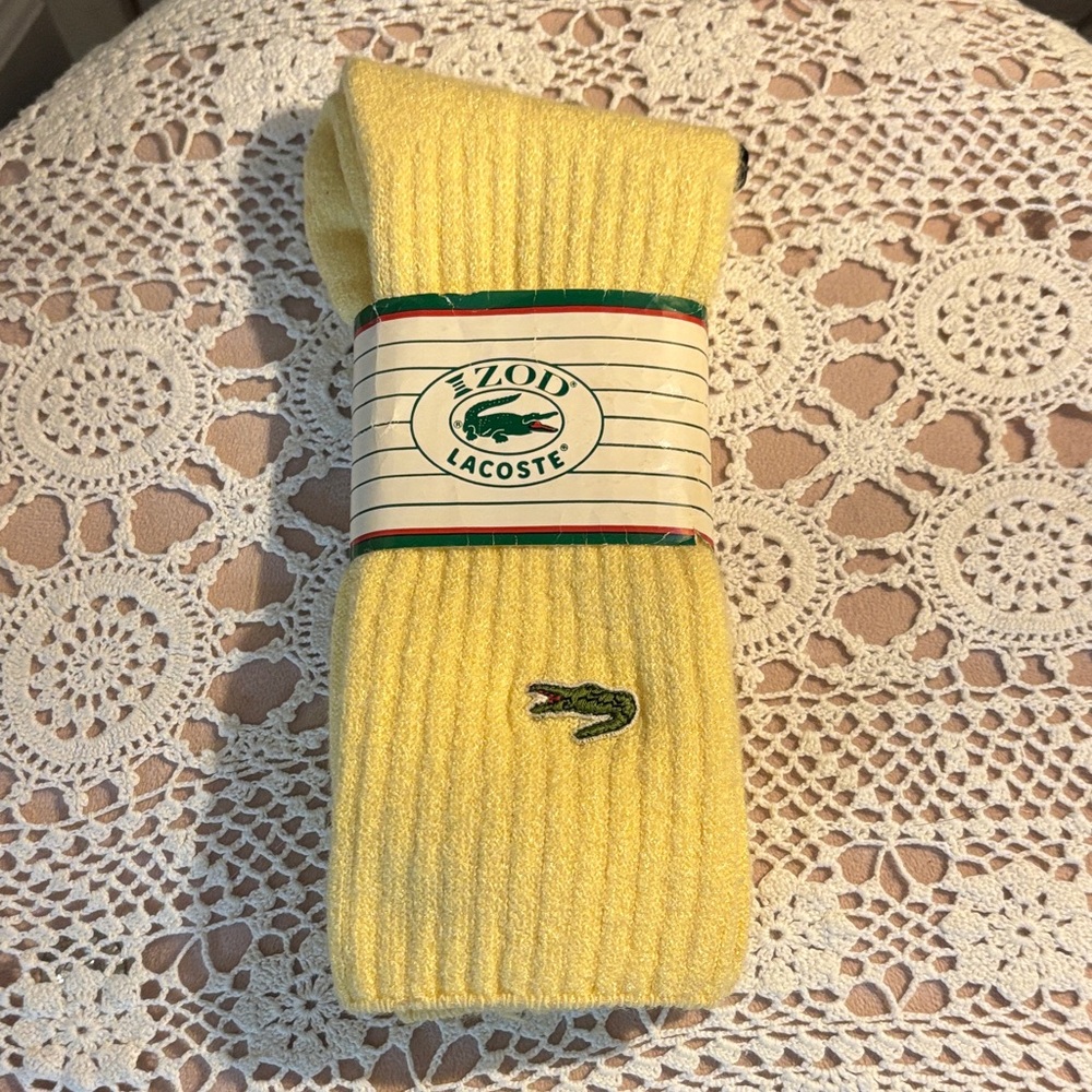 Lacoste Men's Casual Yellow Socks